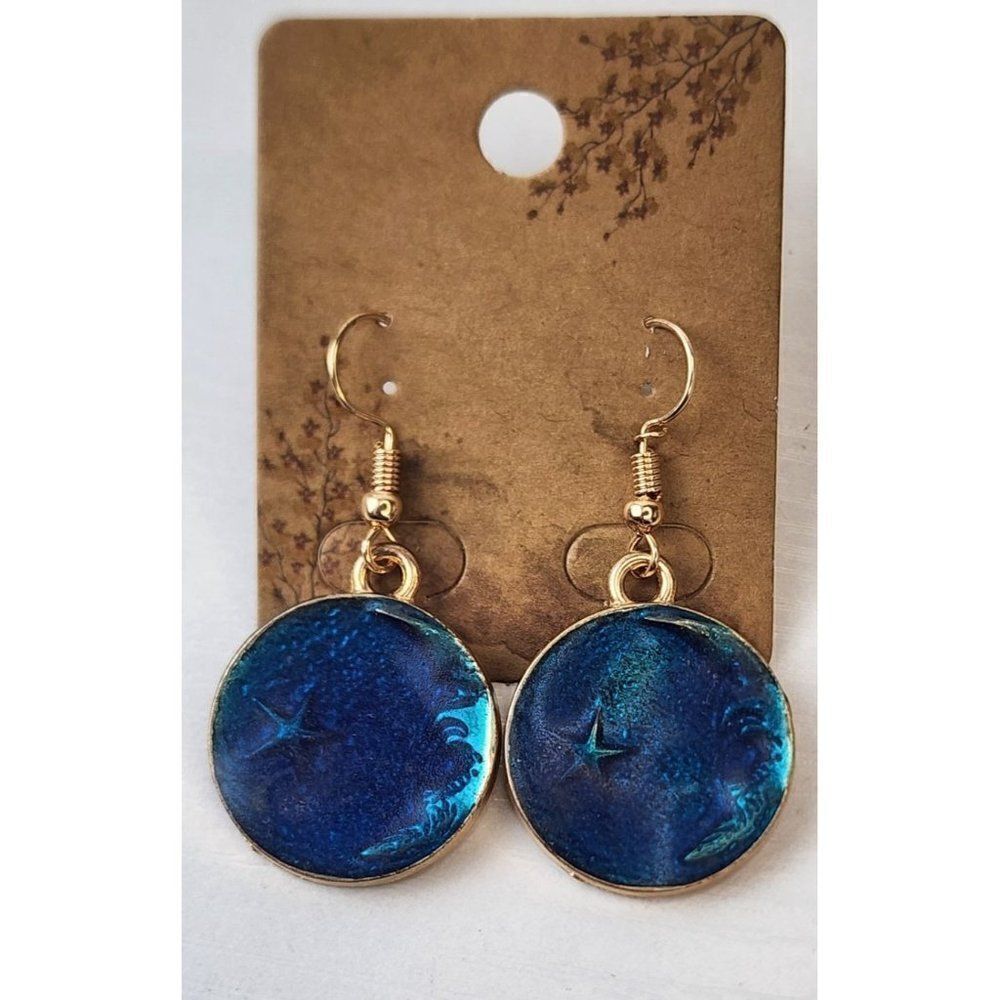 NEW, handmade Nautical / Beach Themed Earrings - Picture 1 of 6